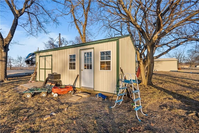 view of outbuilding