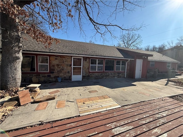 exterior space with a patio