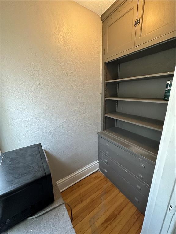 interior space featuring wood-type flooring