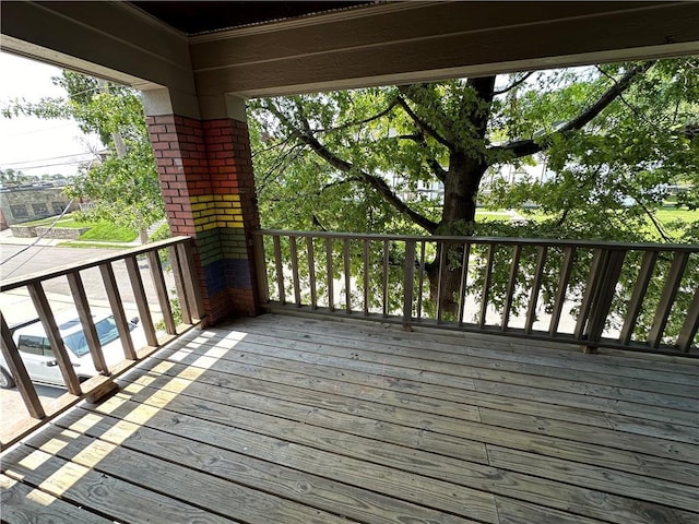 view of deck