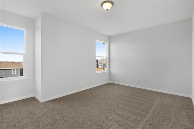 empty room featuring carpet floors