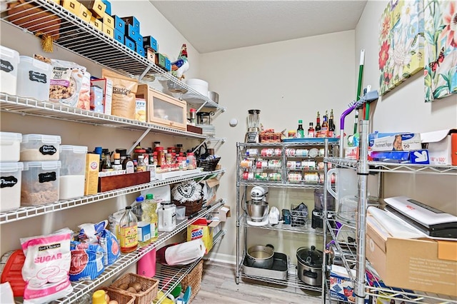 view of pantry