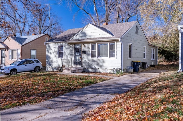 view of bungalow-style house