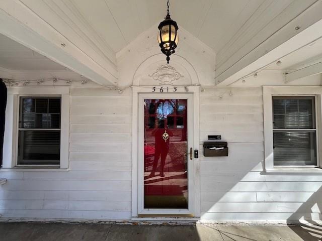 view of entrance to property