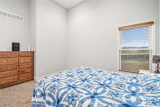 bedroom with carpet flooring