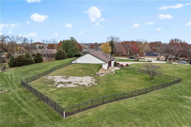 exterior space with fence