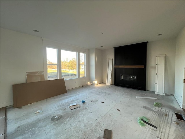 view of unfurnished living room