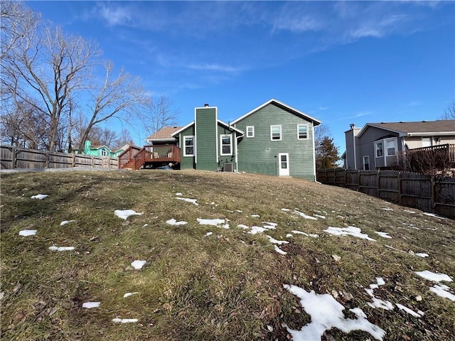 view of rear view of house