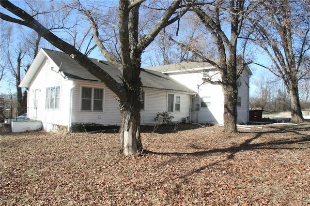 view of side of property