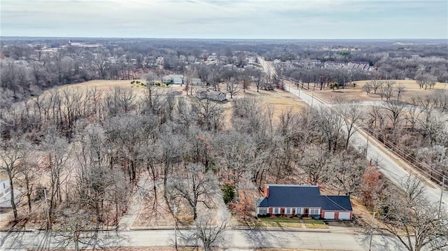 drone / aerial view featuring a rural view