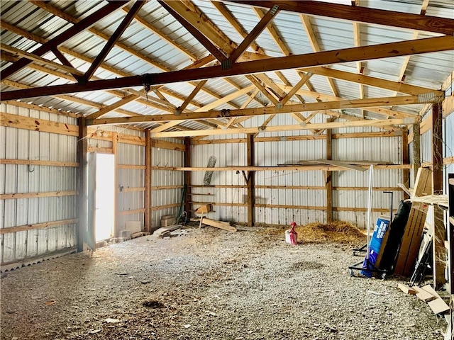 view of storage room