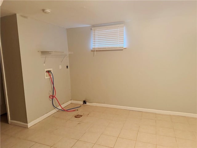 laundry area with hookup for a washing machine