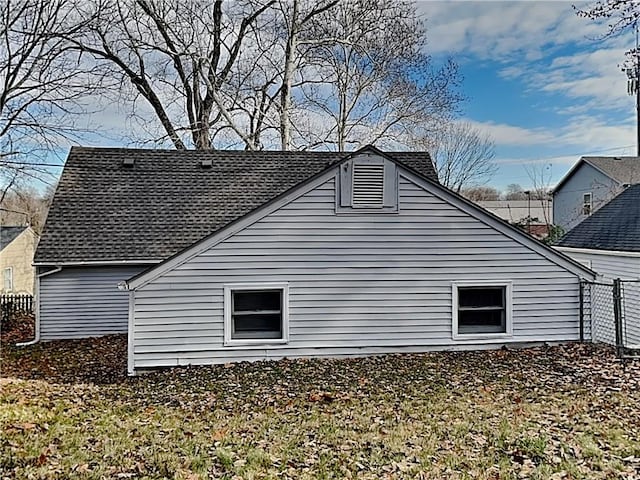 view of side of home