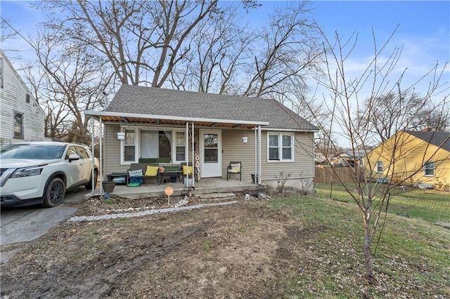 bungalow-style house with a porch