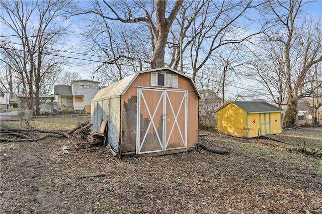 view of outbuilding