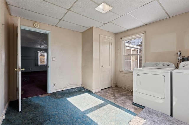 laundry area featuring separate washer and dryer