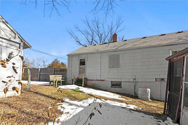 view of home's exterior with a patio