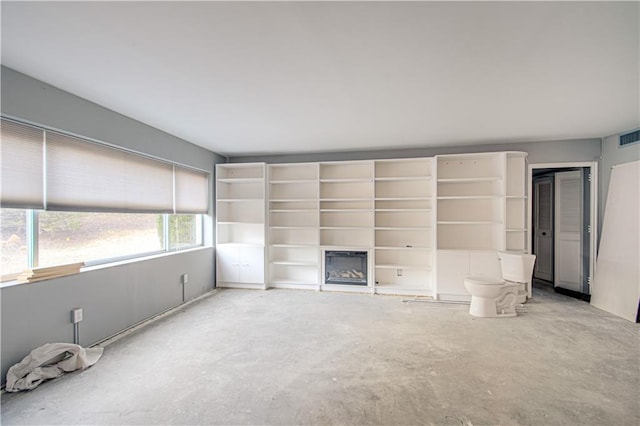 view of unfurnished living room