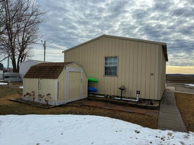 137 Halls Dr, Craig, MO 64437 - view of snow covered structure