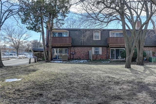 view of rear view of property