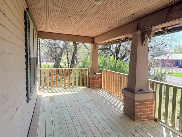 305 E 8th St, Wellsville, KS 66092 - view of wooden deck
