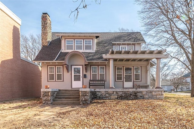 view of front facade with covered porch