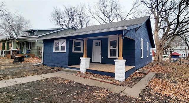 bungalow with a porch