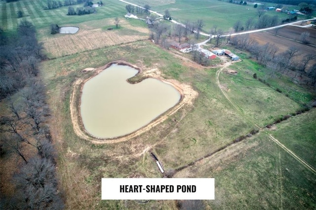 drone / aerial view featuring a rural view