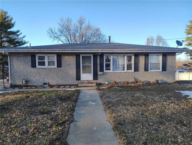 view of ranch-style home