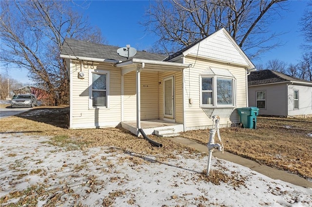 view of bungalow-style home