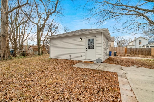 view of outbuilding