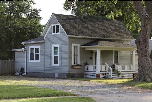 view of front of home