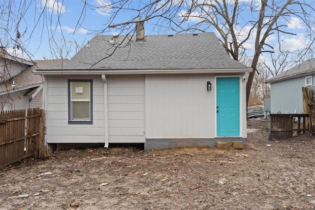 view of rear view of property