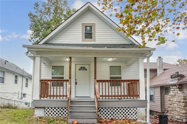 view of front of house featuring a porch