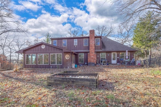 view of rear view of property