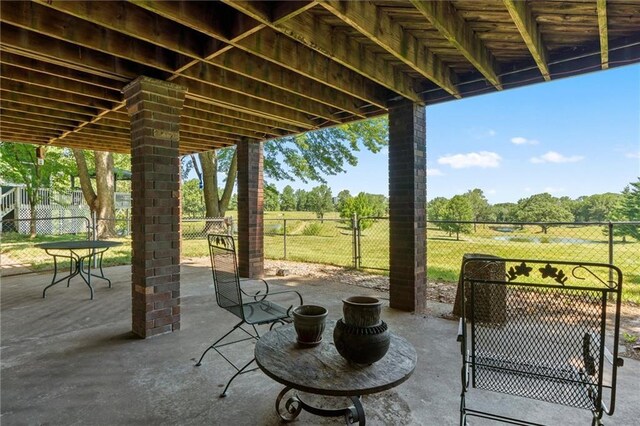 view of patio