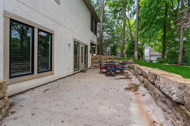 view of patio / terrace featuring outdoor dining space