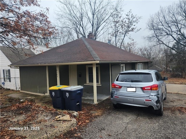 view of ranch-style house