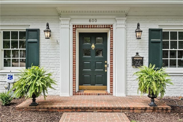 view of entrance to property