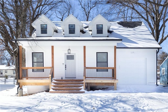 view of front of house featuring covered porch