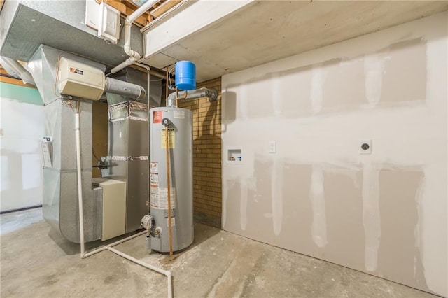 3201 S Norton Ave, Independence, MO 64052 - utility room with water heater