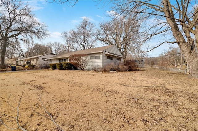 view of side of home