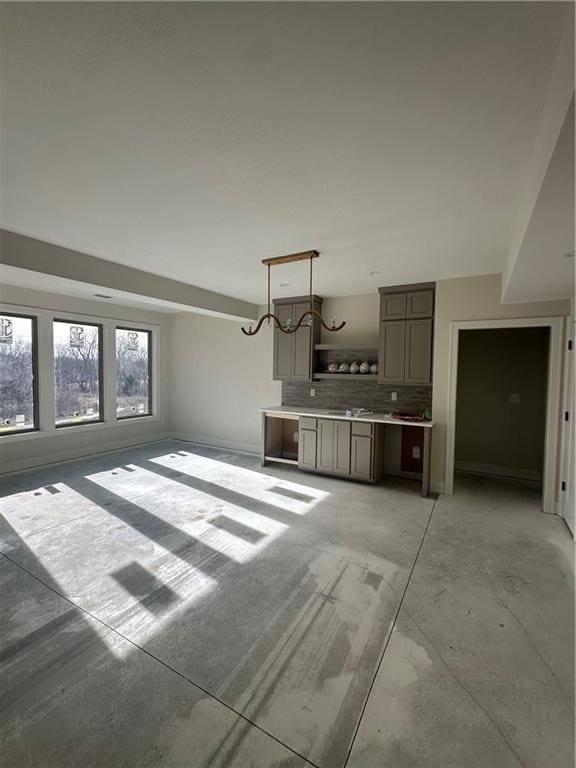 view of unfurnished living room