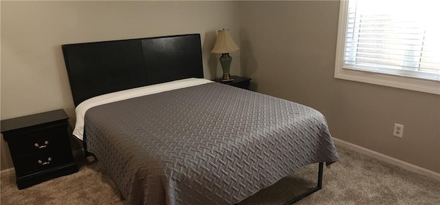 bedroom featuring carpet floors