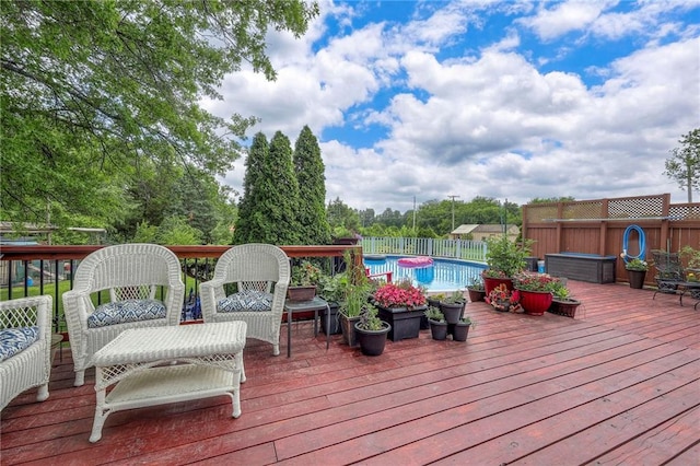 21465 W 180th St, Olathe, KS 66062 - deck featuring a fenced backyard