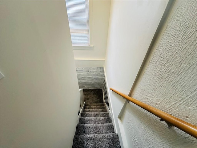 view of stairs