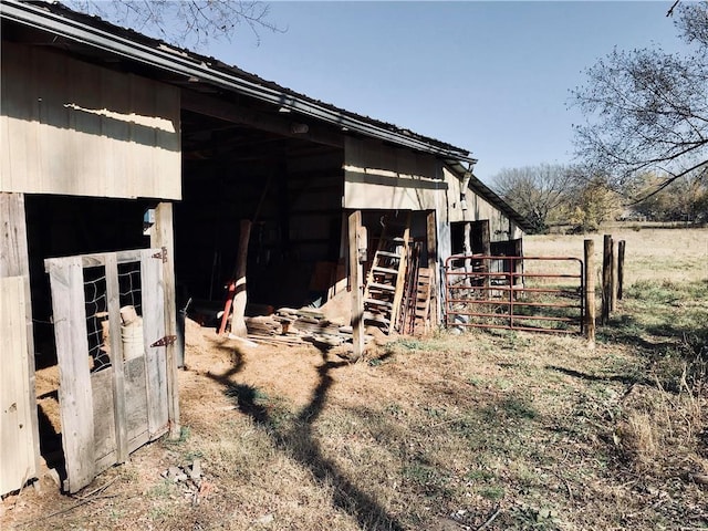 view of outbuilding