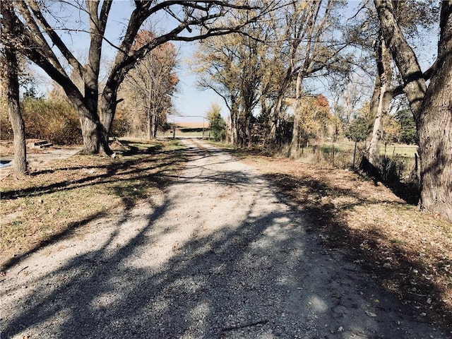 view of road