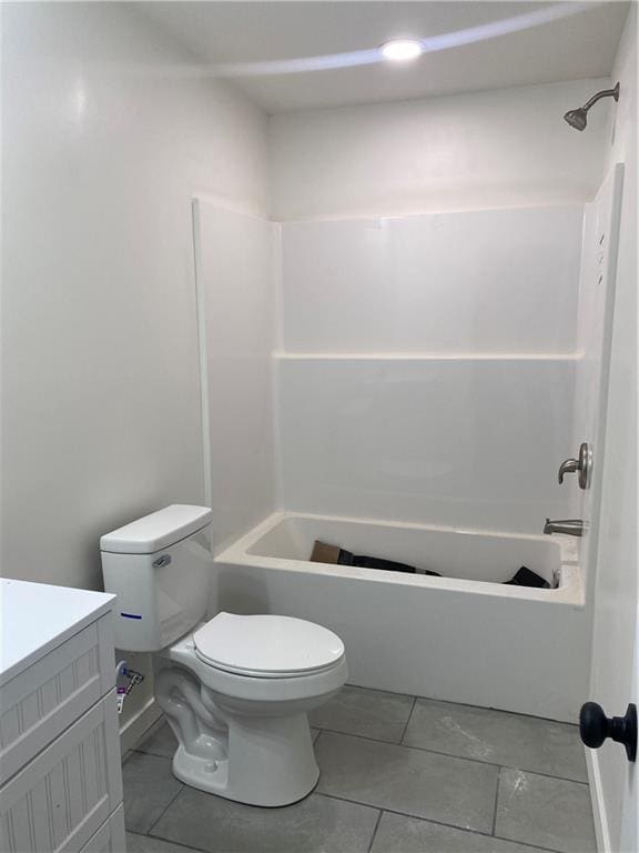 123 NW 171st Rd, Warrensburg, MO 64093 - full bath with toilet, vanity, shower / washtub combination, and tile patterned flooring