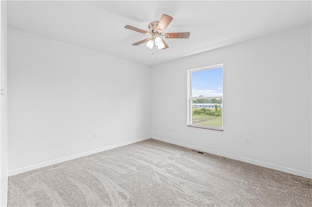 123 NW 171st Rd, Warrensburg, MO 64093 - carpeted empty room featuring baseboards and a ceiling fan